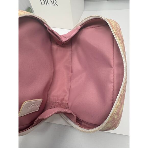 Christian Dior Trotter Pouch No.2 Pink PVC Authentic Dior Girly Collection - Picture 4 of 8